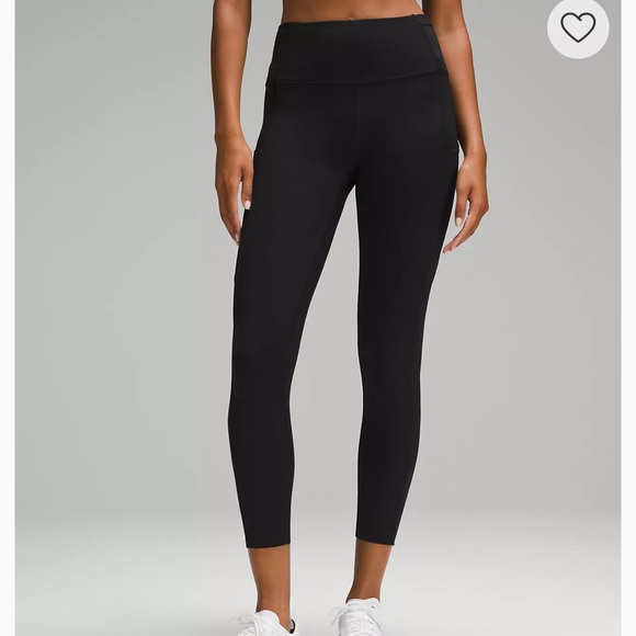 Lululemon Fast and Free Black Leggings Size 4|Run Yoga CrossFit Workout - Picture 1 of 13